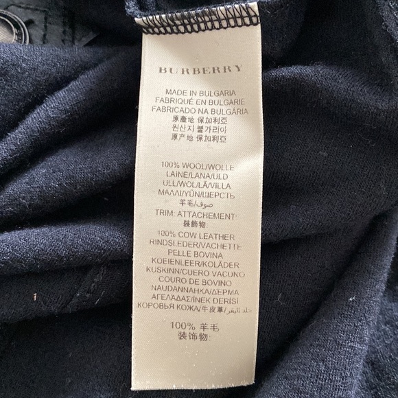 **SOLD ** Burberry Brit black wool dress - Picture 5 of 5